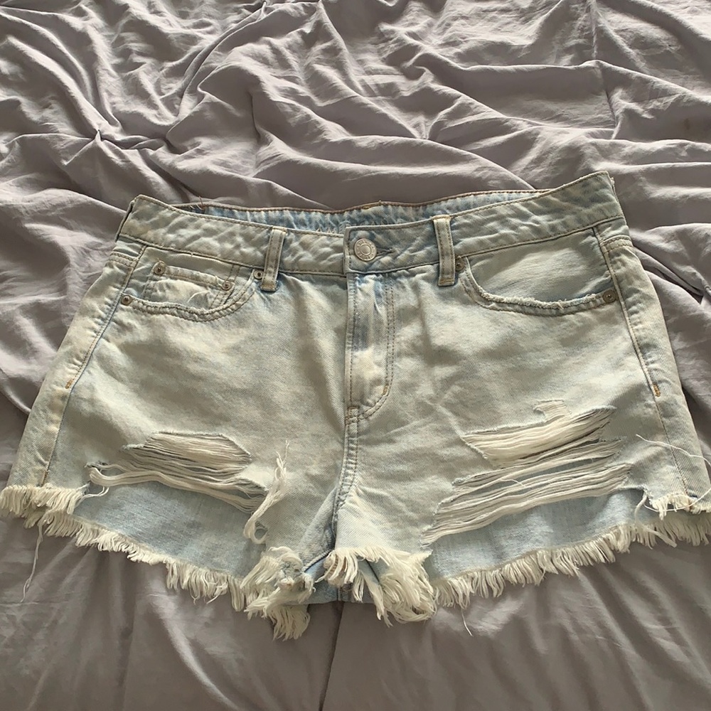 american eagle jean shorts